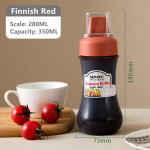 350 ml 5 skylučių i&scaron;spaudžiami pagardų buteliukai su purk&scaron;tukais plastikiniai kečupai garstyčios kar&scaron;ti padažai alyvuogių aliejaus buteliukai virtuvės reikmenys balta