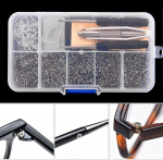 Akinių akinių taisymo rinkinys Nose Tab Akiniai akiniai Atsuktuvas Atsuktuvas 1 box