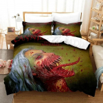 3D Print Cannibal Corpse patalynės komplektas Antklodės Užvalkalas Lovos komplektas Antklodės Užvalkalas Pagalvės Užvalkalas King Queen Size berniukų patalynės komplektas suaugusiems EU Single 135x200cm