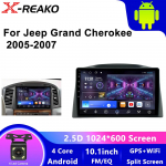 JEEP Grand Cherokee 2004-2007 m. Android automobilinis radijas Automobilinis multimedijos grotuvas GPS navigacija CarPlay jutiklinis ekranas Automagnetola 4 core 1GB+32GB carplay