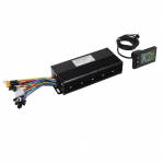 Elektrinio dviračio be&scaron;epetėlio variklio valdiklio rinkinys Professional S866 spalvotas ekranas 40A trigubas režimas