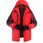 Vyri&scaron;ki Thermal Parkas Plius dydžio žieminės striukės Neper&scaron;lampamos paltai Vėjo striukė Stora apsauga nuo &scaron;alčio vilnos paltai Hombre XL raudona