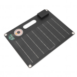 Saulės įkroviklio panelė Monokristalinis silicis ir ABS 2 USB prievadai Ne&scaron;iojama saulės įkrovimo panelė