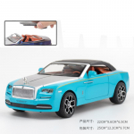 Nauja 1:24 Rolls Royce Dawn Lydinio Prabangaus Automobilio Modeliai Diecast Metaliniai Žaisliniai Transporto Priemonių Automobilių Modeliai Simuliacija Garsas ir &Scaron;viesa Vaikų Žaislai Dovana mėlyna