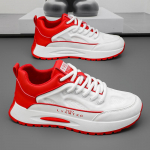 Stambūs sportbačiai vyrams Dizainerio bėgimo bateliai Madingi Laisvalaikio Mikropluo&scaron;to Oda Kvėpuojantys Padidinto auk&scaron;čio Plok&scaron;čia platforma Sportiniai batai 39