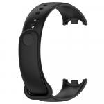 Silikono apyrankės dirželis skirtas Xiaomi Mi Band 8 i&scaron;maniajai apyrankei Xiaomi Mi Band 8 juoda