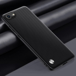 Prabangus PU odinis dėklas iPhone 7 8 SE2 SE3 galinis dangtelis matinis silikoninis pilnos apsaugos telefono dėklas iPhone SE 2020 2022 Coque For iPhone 7 juoda