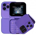 I16 Pro Dvi SIM kortelės Ne i&scaron;manusis Sulankstomas Atlenkiamas Mygtukinis Telefonas MP3 Maginis Balsas Žibintuvėlis Greitasis Rinkimas Senjorų Atlenkiamas Mobilusis Telefonas