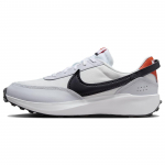 Nike Waffle Debut Balti Juodi Pikanti&scaron;kai Raudoni Vyri&scaron;ki Sportbačiai Summit-White Pure-Platinum DV0743-101 42