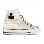 Converse Isabel Marant x Chuck 70 Vidinis Plei&scaron;tas Auk&scaron;ti Vanilės Baltumo Unisex Sportbačiai Kreminis Juodas Raudonas A10222C 37
