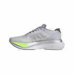 adidas Adizero Boston 12 pilkos spalvos su ry&scaron;kiai raudonu ir ry&scaron;kiai geltonu moteri&scaron;ki sportbačiai JI4473 36
