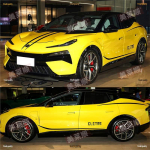 Lotus ELETRE lipdukas: Individualūs lipdukai variklio dangčiui ir kėbului Imported Material: Hood Decoration