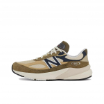 Teddy Santis x New Balance 990v6 Pagaminti JAV Tamsaus kamufliažo Unisex sportbačiai Žalias smilkalas Natūralus-Indigo U990WO6 45