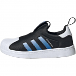 Adidas Originals Superstar 360 Patogūs universalūs žemi vaiki&scaron;ki riedlenčių batai Vaiki&scaron;ki sportbačiai Juodi KI8791 28