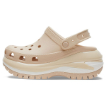 Crocs EVA Classic Light Sandalai su ratukais ir storu padu Moteri&scaron;ki Sandalai &Scaron;ilti-Chaki 207988-2DS 39-40
