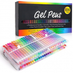 Gelmushta geliniai ra&scaron;ikliai 100 unikalių spalvų (Jokių dublikatų) Rinkinys suaugusiųjų spalvinimo knygoms pie&scaron;imui su dėklu 100 Color Gel Pen įvairiaspalvis