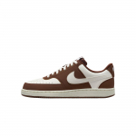 Nike Court Vision žemi sportiniai bateliai moteri&scaron;ki balti rudi kedai IM1652-101 36.5