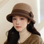 Madinga kibiro skrybėlė moterims, vintažinė mada, žvejo skrybėlė, rudens-žiemos visasezonis mados aksesuaras, žieminė skrybėlė moterims, žieminės skrybėlės moterims ONE SIZE