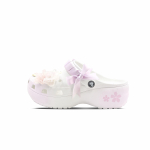 Crocs Classic Clog Gėlių kalba EVA Korėjieti&scaron;ko minimalistinio stiliaus Patogūs ir eleganti&scaron;ki klumpės bateliai Unisex, spalva Taro violetinė 34-35