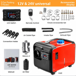 12/24V 5-8kW Automobilio stovėjimo &scaron;ildytuvas &Scaron;ildytuvas Dyzelinis Oro Dvigubos įtampos Benzininis &Scaron;ildytuvas I&scaron;metimo vamzdis &Scaron;ildytuvas Namų Lauko &Scaron;ildymo Rinkiniai