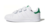 Adidas Originals Stan Smith Cf C Žalia uodegėlė Neslystantys žemi vaiki&scaron;ki riedlenčių batai Balti Žali Vaiki&scaron;ki M20607 30.5