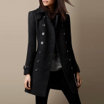 Naujas mados rudens/žiemos vilnonis moteri&scaron;kas paltas EBay Nizi Coat Wish S