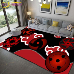 Anime Naruto neslystantys kilimėliai svetainei Patogus kilimas Mink&scaron;tas grindų kilimėlis Miegamojo kilimėlio plotas Kilimėlis namams Didelis pūkuotas kilimėlis 160cm x 200cm