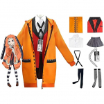 Anime Mari Saotome Kakegurui kompulsyvaus lo&scaron;ėjo mokyklos uniformos rinkinys Cosplay kostiumai L