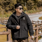 Didelio dydžio vyri&scaron;kas &scaron;varko paltas Naujas žieminis medvilnine pamink&scaron;tintas striukė Madingas laisvalaikio pamink&scaron;tintas medvilninis medvilninis paltas 4XL-10XL