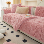 Storas pliu&scaron;inis sofos užvalkalas Nordic Solid Color Universalūs sofos rank&scaron;luosčių užvalkalai Neslystantys sofos pagalvėlės sofos rank&scaron;luosčiai, skirti svetainės dekoravimui