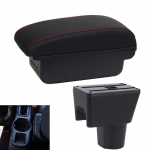 Skirta Nissan Terrano 3 Skirta Renault Duster automobilio porankių dėžutei Renault Oroc modifikuoti saugojimo priedai Salono detalės USB įkrovimas raudona/juoda