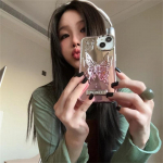 3D Butterfly Hollow Bracket telefono dėklas, skirtas iPhone 15 ProMax 14 13 Pro Max 15 12 Pro Fashion Gradient Matinis dengiamas stovo dangtelis iPhone 15 Pro Max juoda
