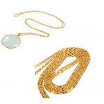 Naujas dekoratyvinis monoklis pakabukas karoliai 5X didinamasis monetos didinamasis stiklas auksas