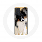 Coque pour Samsung Galaxy A13 5G &Eacute;pagneul nain continental papillon Race de chiens