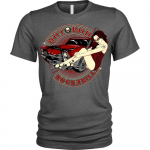 Hot Rod Rockabilly Sexy Pinup Guitar Unisex mar&scaron;kinėliai S