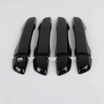 For honda civic 10th Gen 2016 2017 2018  LHD Car Door Handle Protective Covers Trim Door Bowl Cover ABS Black Sticker No intelligent -LHD gray