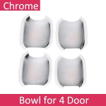for Peugeot 301 2012~ Chrome Exterior Door Handle Cover Car Accessories Stickers Trim Set 2013 2014 2015 2016 2017 2018