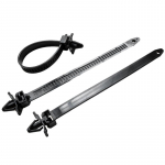 100 vnt. Stumdomi sparnuoti kabelių rai&scaron;čiai, diržai, greito atlaisvinimo vielos valdymas, skirtas automobilio kėbulo važiuoklės sujungimo tvirtinimo detalėms