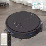 Robotas dulkių siurblys 3600PA i&scaron;manusis belaidis Wi-Fi 180 ml vandens bako navigacijos sritis žemėlapyje Grindų &scaron;lavimo valiklis Robotas namams