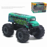 1/43 Mokyklinis autobusas Sunkvežimiai Monstrai Žaislai Automobiliai Modeliai Metaliniai I&scaron;traukiami Žaidimai Automobiliai Vaikams Amžius 3 4 5 6 metų Berniukai Mergaitės Vaikai Vaikai 1/43-Size:14*10*8cm
