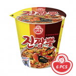 Ottogi A&scaron;trus jūros gėrybių ramenas/Jin-Jjamg-Bbong mažas puodelis 75g (3 Parinktys) 6PCS