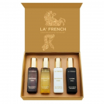La French Oudh kvepalų dovanų rinkinys 4x20ml | Itin ilgai i&scaron;liekantis Oud kvepalų kvapas | Tualetinis vanduo
