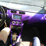 Matt Matte ICE Purpurinė PVC vinilo automobilių stiliaus apvyniojama plėvelė automobilių vidaus lipdukai maži lapeliai motociklo ne&scaron;iojamojo telefono lipdukas 20x30cm