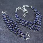 Amethyst Gemstone Handmade 925 Sterling Silver Jewelry Set s2m64