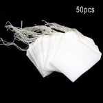 Tu&scaron;ti arbatos mai&scaron;eliai String Heat Seal Filtravimo popierius Žolelių laisvas arbatos mai&scaron;elis baltas 50 vnt / rinkinys 50 pcs balta