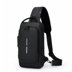Daugiafunkcinis vyri&scaron;kas pečių krep&scaron;ys, apsaugantis nuo vagystės, USB žinučių paketas. 32*17*7cm