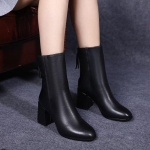 Moteri&scaron;ki batai Prabangūs Chelsea batai Moteri&scaron;ki PU batai Storas platforminis užtraukiamas ankle boots Storo kulno batai Dizainerio kutai Moteri&scaron;ki batai 40 juoda