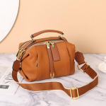 Pirmas sluoksnis karvės odos koldūnų rankinė crossbody natūralios odos moteri&scaron;ka rankinė didelės talpos vieno peties Boston moteri&scaron;ka rankinė