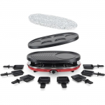 Appareil &agrave; raclette 4 en 1 HKOENIG - RP418 - Juqu'&agrave; 8 personnes - 3 plaques interchangeables - Temp&eacute;rature r&eacute;glable - 1500W