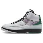 Air Jordan 2 Retro H Wings Vyri&scaron;ki sportbačiai Balti Malachitiniai Juodi DZ7391-103 42.5